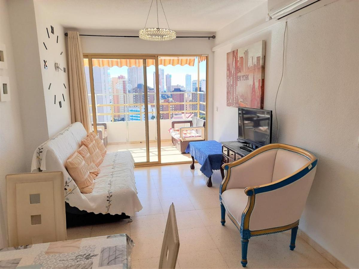 Agustina Apartment In Rincon De Loix -Free Parking, Wi-Fi, Pool, New Air Conditioning, Sea View Benidorm Kültér fotó